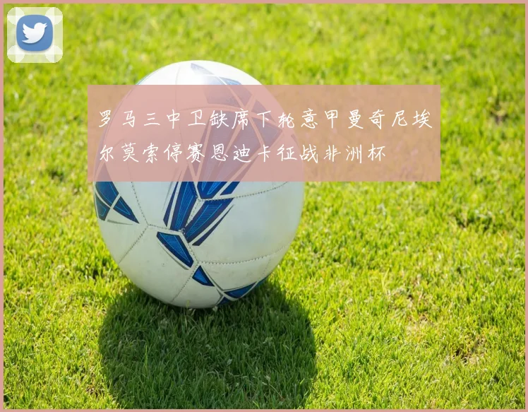 罗马三中卫缺席下轮意甲曼奇尼埃尔莫索停赛恩迪卡征战非洲杯